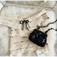 Black Swan's Movie Aesthetics24a Sequin Bow Dinner Bag Chain Bag Crossbody Bag