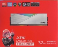 ADATA XPG LANCER RGB DDR5 6400CL32 64GB Kit記憶體