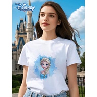 Officially Licensed Women's Extra Large Loose Fit T-Shirt - Cinderella's Enchanted Kingdom Tropical