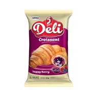 Deli croissant Milky happy berry Bread 45g 5 DAYS Kroisan Puff Pastry Milky Chocolate Cheese Pandan 