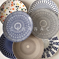 8" Porcelain Coupe Plate Salad Plate