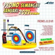SALE 1-18 JANUARI PAKET PANAHAN BUSUR DEWASA ORI MODERN STANDAR BOW