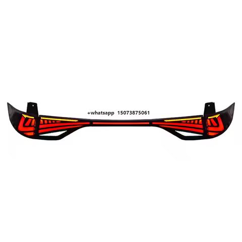 Through Taillight Assembly for Previa Estima 2006-2019 LED Dynamic Sequential Turn Signal DRL Brake 
