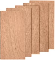 Cherry Wood Sheets 4x8" inch, 1/8" Thick Lumber Board, for Sign logs Chips Chunks Slices by Craftiff