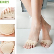 Kiko2e Bamboo Cotton Half-Slipper Socks - Women's Heel-Less Open-Toe Design