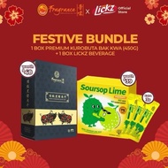 [Festive Bundle] LICKZ JUICE Lime Juice Ice Thai Lemon Tea & Soursop Lime Beverage + FRAGRANCE Bak K