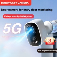wireless battery wifi cctv camera 5G cctv Camera for home ip security camera 5MP WiFi  solar out doo
