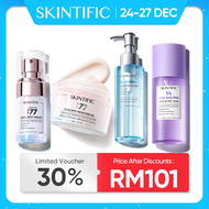 <4pcs Skincare Set >SKINTIFIC Pink Set Skincare kit - Niacinamide Moisturizer + Gentle cleanser+ Gly