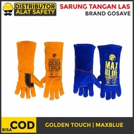 Leather Welding Gloves Golden Touch & Maxblue Gloves/