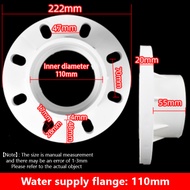 20~110mm PVC Flange Connector Plastic Water Pipe Equal Quick Joints Garden Irrigation Fittings Fitti