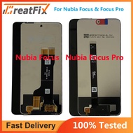 ZTE Nubia Focus 5G Focus Pro 5G อะไหล่ชุดประกอบดิจิไทเซอร์หน้าจอสัมผัสแอลซีดี Z2351N ใหม่ 100% ต้นฉบ