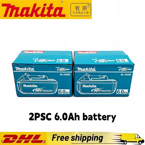 BL1860B Makita battery 18V 6Ah rechargeable battery, for Makita DTD172 DDF487 DTW300 DGA404 Power To