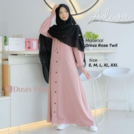 Adiva Set By Gerai Mika | Daily Dress Rose Twill Premium Murah | Dress