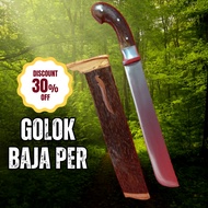 Original carangka ruyung steel garden machete, farmer's equipment, garden tools