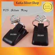 Original 925 Silver Cutting Love Heart Ring For Women (352389) | Cincin Hati Perempuan Perak 925 | Ready Stock