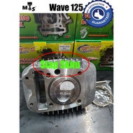 👍SKIM TINGKAT 66mm/65mm/62mm/57mm WAVE125 MDS RACING HIGH COMPRESS (Dome) Blok Block Cylinder Wave 1