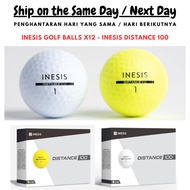Ines1s Distance 100 Golf Ball (12 Pieces) / Bola Golf