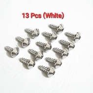 ▦ ◗ ◱ ✼ ❏ Yamaha Nmax Fairing Fasteners Screws - 13-Pcs Gold/Silver Set