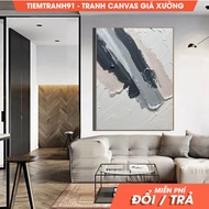 Wall painting, Original Beige Textured Painting Beige 3D Texture Art Abstract Painting Dark Gray Min