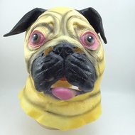 NEW Quality Halloween Horror Performance Cosplay  Latex Dog Masks Pug Dog Head Mask New High Free sh