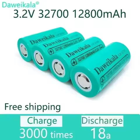 Original new 32700 12800mAh 3.2V lithium iron phosphate rechargeable battery 12.8Ah