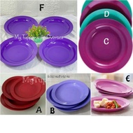 Tupperware Daisy Cherry Large Deep Plate Pinggan Makan