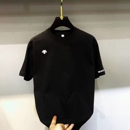 2025 Summer DST Silicone Pure Cotton Short-Sleeved Round Neck T-Shirt Sports Casual Top Men Women Co