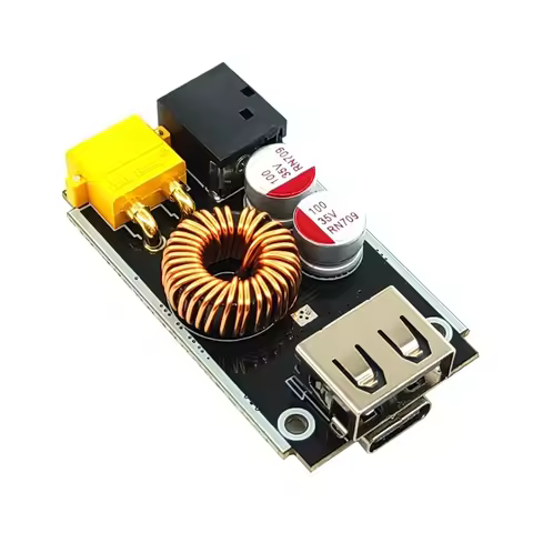 DC 9V-35V 65W full protocol mobile phone fast charging module charger module supports QC4.0 PD2.0/3.