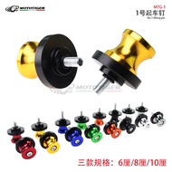 Motorcycle Sports Car CNC Rear Lifting Screw 6M 8M10M Lifting Frame Screw Aluminum Alloy Lifting Nai
