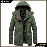 Vuug mùa đông Parka người đàn ông áo khoác Mens đệm nhung cho nam Áo gió trùm đầu Áo khoác nam giản