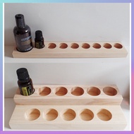 6 slots / 7 slots / 11 slots / 18 slots Wooden Essential Oils Rack Perfume Makeup Display Storage Ra