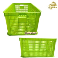 HIJAU 100% ORI GREEN INDUSTRIAL CRATE/MULTIPURPOSE CRATE/PLASTIC CRATE/THICK CRATE