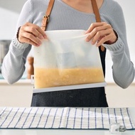 【仁舟淨塑】輕量雲朵袋2000ml(2色) 輕盈收納矽膠食物袋