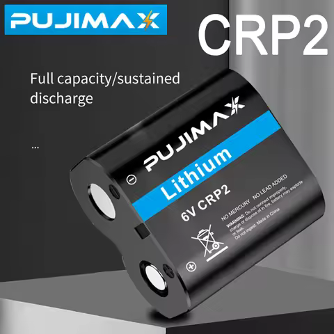 PUJIMAX CR-P2 CR P2 CRP2 2CP4306 DL223A EL223A 6V Li-Ion Battery For Digital Camera Infrared Sensor 