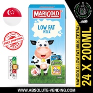 MARIGOLD UHT Low Fat Milk 200ML X 24 (TETRA) - FREE DELIVERY within 3 working days!
