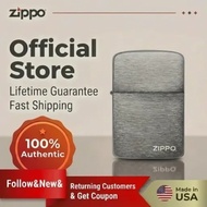 Zippo Official 1941 Replica Black Ice Zippo Logo Windproof Lighter ,24485