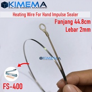 Fs-400 2mm Element Heating Wire Hand Impulse Sealer Heating Wire Plate