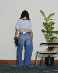 [Pre-order] The Freckled Market - Service Cargo jeans (FKM x Lloyds Club) กางเกงยีนส์ฟอก ขายาว