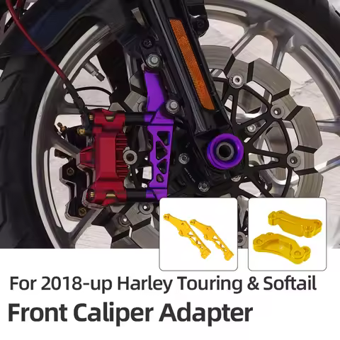 Motorcycle Radial Front Caliper Adapter Bracket 108mm Radial Brake Caliper Mount for 2018-up Harley 