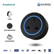 EUBIQ ADAPTOR PROMO Eubiq STANDARD BS4-L-BLK British Adaptor [Eubiq Malaysia Official] with SIRIM CE