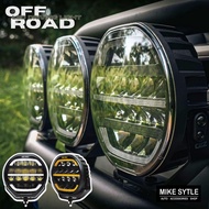 OFF-ROAD 260W Spotlight Built-In Daylight Size 9 Inches/7 With 9-32V Power Cord Set White Light For 
