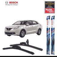 SEPASANG WIPER BALENO HATCHBACK FRAMELESS BOSCH