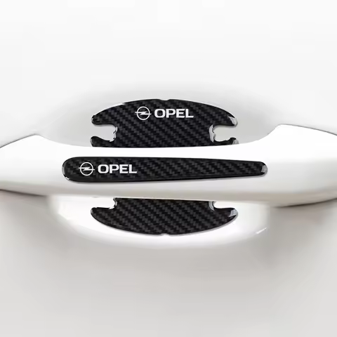 8 Pcs Car Door Bowls Handle Protective Sticker Auto Accessories For Opel Astra H J G K Insignia Cors