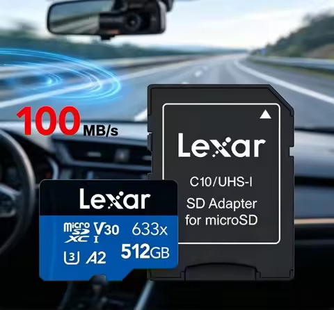 Lexar 633x Micro SD Card Original Memory Card Multifunctional TF Card A1 A2 V10 V30 Blue for Phone T