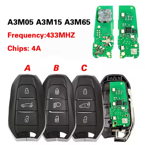CN009070 New Aftermarket Can Change to A3M15 A3M05 A3M65 4A Chip FCC IM3A For 2020 Peugeot 5008 508 