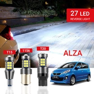 [PERODUA] Alza 27LED Car Reverse Light Bulb Flash & Non Flash T15 T20/7440 1156 (Strobe 3 Times + Co