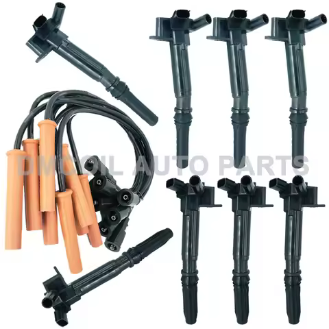 1 SET IGNITION COIL AND IGNITION WIRE SET FOR FORD F-150 F-250 F-350 SUPER DUTY Pickup 4x4 4WD 6.2L 