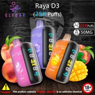 Ready JT Elf bar 25000 Puffs Disposable Vape Elfbar Raya D3 Big Puffs Pods Vape