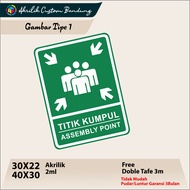 ACRYLIC SIGN SIGN SIGN POINT KUMPUL ACRYLIC CUSTOM SIGNAGE