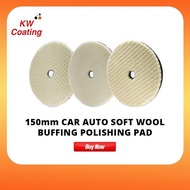 150mm Car Auto Soft Wool Buffing Polishing Pad polish mop soft polish soft wool